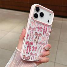 Funda de teléfono magnética transparente con patrón de lazo de leopardo, compatible con, funda protectora de silicona para X 11 12 13 14 15 16 17 Pro Plus, funda de teléfono creativa de dibujos animados, a prueba de golpes y resistente a caídas, protección completa, adecuada para 17/17ProMax/iPhone16/16Plus/16Pro/16ProMax, iPhone15/15Plus/15Pro/15ProMax, iPhone14/14Plus/14Pro/14ProMax, iPhone13/13Pro/13ProMax, regalo perfecto para novia, novio, Día de San Valentín, Navidad - Blanco - Ver 5