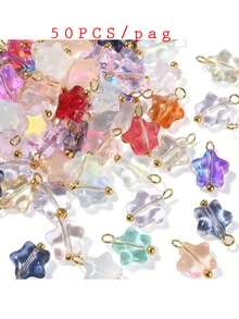 20 件/50 件水晶玻璃蝴蝶吊坠多色蝴蝶珠饰物适用于 DIY 耳环、项链、手链和配饰珠宝工艺制作 - 蝴蝶型 - 查看 14