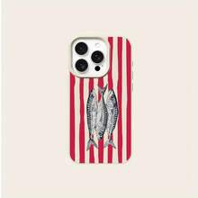 Funda de teléfono móvil de TPU de alta calidad que es resistente a las manchas, duradera y resistente a impactos, con diseño simple, tres sardinas rojas gruesas, funda de teléfono móvil creativa personalizada y a la moda, protección a prueba de golpes y caídas, es para  17.17 Pro...17 Pro Max...17 Agua. 16.16 Pro...16 Pro Máx.16 más.. 15.15 Pro Max...15 Pro...15 más.. 14.14 Pro...14 más..14 Pro Max... 13.13 Pro...13 Pro Max...12.12 Pro...12 Pro Max...11.11 Pro...11 Pro Máx.XR.X.XS.XS máx.Se.MiNi La elección ideal.Es un excelente regalo para familiares, amigos o socios durante las vacaciones. - Multicolor 1664 - Ver 8