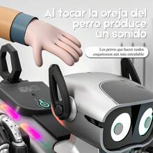 Perro Robot Remoto Jueguete De Control Inteligente Para Niño - Dorado - Ver 4