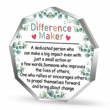 与众不同的礼物感谢礼物，送给领导、老板、最佳妈妈、导师、老板、经理、同事、老师的感谢语录与众不同的家庭办公室礼物、办公桌装饰、标志牌匾 - transparent - 查看 15