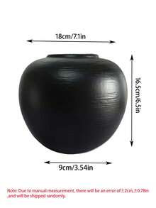 1pc Plastic Imitation Ceramic Vase - Home Office Decor Art Design, Unique Gift For Holiday Birthday Party, Dry Flower & Artificial Flower Decoration Vase, Jingdezhen Ceramic Craft, Suitable For Friends And Family, Vase, Center Piece Vase, Wedding Vase, Floral Arrangement, Minimalist Style, Classic Pattern, High-Quality Ceramic, Interior Decor Centerpiece - Multicolor - View 18