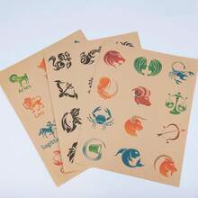 50 Printable Kraft Paper Stickers, Inkjet Printer Compatible, Full-Sheet Self-Adhesive Label, Matte Finish (8.5" X 11") - Coffee - View 4