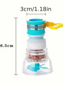 1Pc Faucet Filter Set - Water Faucet Extenders 360 Rotating, Adjustable Water Purifier For Sink, Easy To Install And Store, Reduce Water Waste, Good For Kitchen And Bathroom - Multicolor - View 8