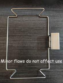 1PC [Rectangular Metal Garbage Holder] Stainless Steel Kitchen Trash Can, Rectangular Metal Garbage Bag Holder, Cabinet Door Waste Storage Rack, With No Electricity Needed For Kitchen Use,Stainless Steel Suspended Garbage Bag Holder And Storage Rack, Heavy Duty Rustproof Waste Storage System, With Anti-Slip Hooks, - Multicolor - View 14