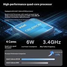 Lenovo 联想 Ideapad P14H 14.1英寸轻薄笔记本电脑，办公/商务，N100，16GB内存，512GB硬盘 - 灰色 - 查看 5