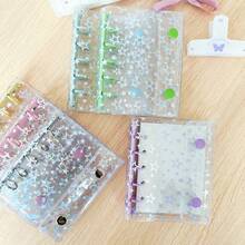 A7 Size Portable Transparent Loose-Leaf Binder, Transparent Sticker Book, Photo Storage Sleeves, Photo Album, Budget Planner, Diary, Notebook, Office Supplies - Decorative Card Holder - View 6