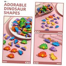 120pcs/60pcs Set Dinosaur Mini Erasers Gift Set - Cute Mini Erasers In Bulk Packaging, Suitable For Children's Learning Supplies And Collectible Gifts - Multicolor - View 7