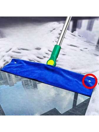 ผ้าถูพื้นแบบมีรูพรุน 4 ชิ้น สำหรับใช้แบบเปียกและแห้ง ซักและนำกลับมาใช้ใหม่ได้สำหรับพื้นบ้านและพื้นห้องครัว หน้าต่างรถยนต์ และเพดาน (ยกเว้นการขูดพื้น ถูพื้นเท่านั้น)