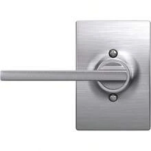 Schlage Century Collection Latitude - Palanca de entrada con llave Dummy Níquel Satinado - Cromosatinado - Ver 4