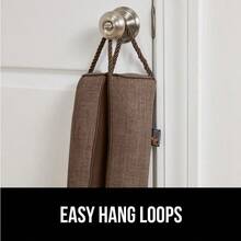 Gorilla Grip Tope para Puerta fácil de Usar bloquea la Brisa fría y Caliente para Puertas y Ventanas protección para Todas Las Estaciones Reduce el Ruido del Exterior 38 Pulgadas marrón - Marrón - Ver 7