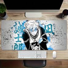 1pc Anime Gaming Mouse Pad & Desk - Non-Slip Rubber Base, Washable Surface, PC, Office, Home, School - Anime Desk Decor Fans, Computer Setup, Dynamic Illustration, Smooth Texture, Workspace Essential, Office Workers - 11.81x27.56英寸 - 查看 10