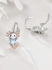 1 Pair Cute Hoop Earrings, Suitable For Teenage Girls As Daily Accessory, Party Jewelry Or Birthday Gift - 1# - View 4