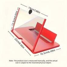 Soporte amplificador de pantalla de alta definición - Soporte para teléfono, transforma fácilmente el teléfono en una tableta, manos libres, diseño de cuidado de los ojos, plegable y portátil, soporte ajustable, adaptador de alta calidad, adecuado para usuarios de teléfonos inteligentes y espectadores de videos. Compatible con iPhone, teléfonos Android, regalo para cumpleaños, familia, amigos para películas, videos y juegos. Regalo de cumpleaños, películas, videos, amplificador de pantalla, extensor de pantalla - Multicolor - Ver 5