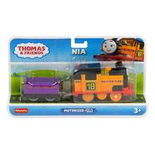 Mattel Thomas & Friends TrackMaster Motorized Toy Train Battery-Powered Engine Genuine Zinc Alloy Toy Train That Can Be Connected To Others Die-Cast Metal Toy Train For Preschool Kids Ages 3 Years And Up Pretend Play - Nia - View 7