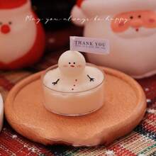 Set di candele profumate natalizie, con candele a forma di Babbo Natale, pupazzo di neve, renna e albero di Natale. Crea un'atmosfera calda e festiva. Ideale come candele da tavola per riunioni familiari, celebrazioni invernali o come regali romantici per amici, bambini e familiari. Decorazioni natalizie, composizioni natalizie