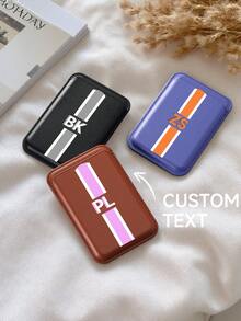Ayotu Personalized Name Magnetic Wallet Card Holder Case, Compatible With IPhone 14 Pro Max 13 12 11, Card Slot Phone Case, Available In Multiple Colors And Styles, Can Hold Credit Cards, Transit Cards, ID Cards, Etc. - Multicolor - View 7