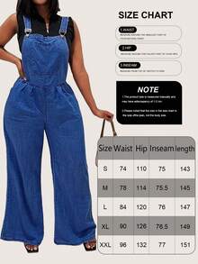 Women's Casual Denim Overall Jumpsuit  Christmas Outfit Women,Winter Clothes For Women New Years Outfit Women Vacation Outfits Women Birthday Dresses For Women Y2k Pants Baggy Jeans Women Suitable For Vacations, Travel, Daily Wear, Leisure, Work, Parties, Holidays, Outings, And Camping. - 深藍色 - 查看 3