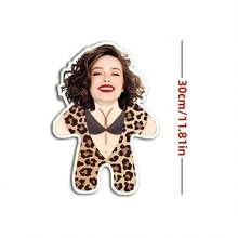 Gối nhung in hình mặt người theo yêu cầu, gối in ảnh đầu ngộ nghĩnh, quà tặng ngày Valentine, quà tặng bạn bè, gối trang trí, đồ trang trí. - Phong cách 7 - Xem 22