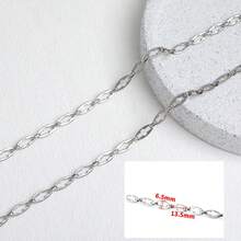 1-Meter Stainless Steel Multi-Style Silver Handmade Chain DIY Bracelet Necklace DIY Jewelry Accessories Components - Handmade Chain - View 7