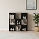 KIWI Modular Wooden Cube Shelving Unit In Various Sizes And Configurations (2 To 9 Compartments), Versatile Bookshelf For Books, Storage And Decoration, Various Colors Available - NEGRO - 9 Comp | 91,2*29,7*91,2cm - Xem 2