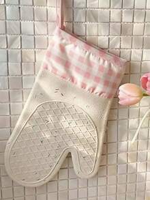 Guantes resistentes al calor a cuadros y guantes antideslizantes - Manoplas de horno de cocina, manoplas de horno y agarraderas a cuadros navideños, guantes de cocina de silicona gruesos, para uso en el baño - Regalo festivo para Navidad, Halloween, Pascua, Acción de Gracias, Artículos esenciales de cocina, Utensilios de cocina decorativos, Material sin polvo, Artículos esenciales para el hogar, Diseño festivo, Artículos esenciales para el hogar - Multicolor - Ver 5
