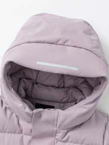mini bala 三重防护系列少女长款羽绒服防风防水保暖冬季款 2025 - 深紫 - 查看 6