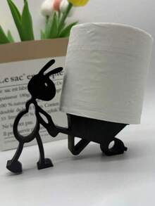 1个简约实用纸巾盒架 - 可爱现代的蚂蚁造型，创意十足的纸巾盒，生动的动物设计。这款优雅的卫生纸架为您的浴室空间增添趣味和时尚感，适用于家居装饰、办公室洗手间或任何洗漱区域。是家庭浴室的理想之选。 - 彩色 - 查看 5