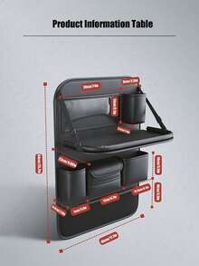 1个汽车座椅靠背收纳袋，多功能悬挂式整理袋 - 均碼-4041 - 查看 16