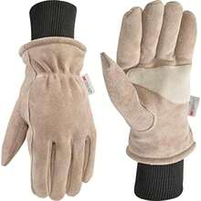Men's Winter Work Gloves, Water Resistant Very Warm 100-gram Thinsulate, HydraHyde, Large (Wells Lamont 1196L)(Large (Pack of 1)) - Multicolor - Ver 1