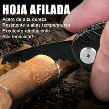 Navaja Multiusos, 12 en 1 Multiherramienta Alicates, Herramientas Multitool de Acero Inoxidable, Navaja de Bolsillo Plegable con Bolsa de Oxford, Pinza, Cuchillo etc, para Acampar, Supervivencia - 1 - Ver 5