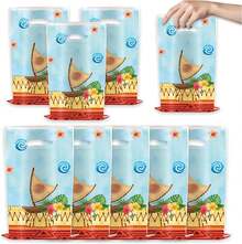 30pcs Pink Blue Cartoon Animation Luau Themed Party Supplies,Cartoon Animation Drations,Stitch Gift Bags, Candy Bags For Birthday Party Supplies For Boys And Girls - Đa màu6 - Xem 1