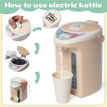 1 Set Children's Kitchen Toy Appliances Including Blender, Coffee Maker, Mixer And Toaster - Multicolor - View 14