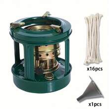 Portable Kerosene Stove, Efficient Camping Stove With Windshield, Outdoor Cooking Tool, 16 Wicks, Suitable For Backpacking, Hiking, Picnics, And Emergency Reserves, Camping Picnic Stove (Fuel Not Included) Chenxingran - 綠色 - 查看 11
