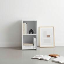 KIWI Modular Wooden Cube Shelving Unit In Various Sizes And Configurations (2 To 9 Compartments), Versatile Bookshelf For Books, Storage And Decoration, Various Colors Available - BLANCO - 2 Comp | 31*29.7*61.2cm - View 8