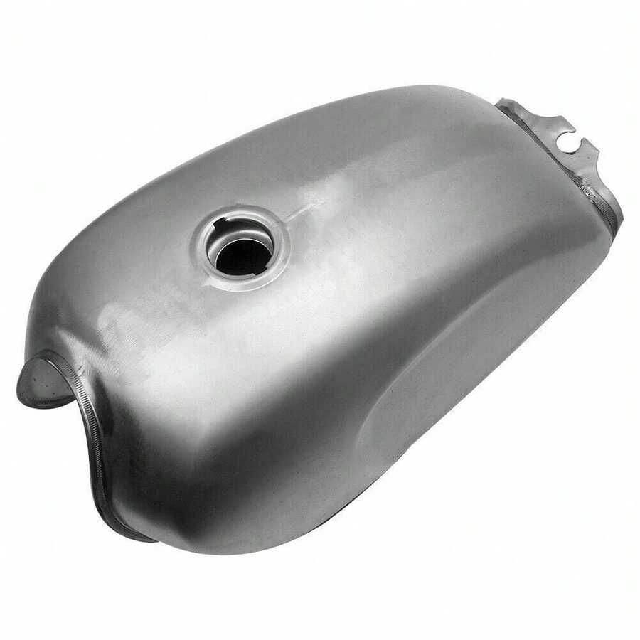 Universal Silver Cafe Racer Fuel Gas Tank 9L/2.4 Gallons Modified Fuel Tank - 銀色 - 查看 1