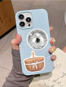 50pcs Red Aesthetic Stickers, Valentine's Day Stickers, Girl Stickers, Handmade Materials, Vinyl Stickers - Multicolor - View 10