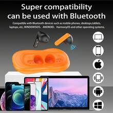 URO Wireless Earbuds - Orange - View 8