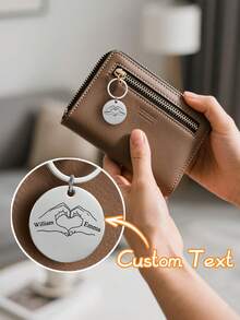 Ayotu Llaveros personalizables, llaveros personalizados para padres de la mano, se pueden personalizar con 1-6 nombres, convirtiéndolos en un regalo perfecto para nuevos padres. El mejor regalo de llavero estilo papá, adecuado como accesorio de llavero. Organizador de viaje - Multicolor - Ver 7