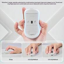 Souris gaming Lenovo Legion M6X S sans fil tri-mode, légère et rechargeable, 12 000 DPI réglables, commutateurs TUF Gaming, batterie longue durée 450 mAh, noir. - Noir - Voir 4