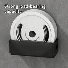 WORTHBUY 1/2/4Pcs Cabinet Folding Storage Rack, Wall Mounted Non Perforated Foldable Plastic Storage Box, Multifunctional Seasoning Bottle Cling Film Storage Shelf, Sink Sponge Holder, Space-Saving, Kitchen Accessories,Household Organization Stroage