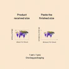 ملصق حائط ذاتي اللصق بزهور الورشة الحديثة - ملصق فينيل PVC واقعي ذاتي اللصق 2D للجدران والأبواب - سهل التقشير واللصق، لديكور المنزل والمكتب والمقهى، قابل للإزالة المؤقتة، مسطح 2D - متعدد الألوان - مشاهدة 13