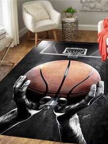 1片装篮球脚步训练垫，室内运球辅助隔音垫，健身运动防滑橡胶垫 - 彩色 - 查看 4