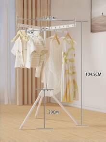 1PC Multifunctional Towel Rack And Clothes Drying Rack For Balconies Clothes Garment Coat Rack Drying Clothing Racks Metal Freestanding For Hanging Clothes Portable Closet Floor-Standing Foldable Multi-Layer Clothes Drying Rack For Laundry Bedroom - Multicolor - View 5