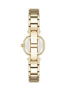 Women's Quartz Watch Elegant Crystal Gradation Square Dial Stainless Case 3ATM Water Resistance - Gold - View 3