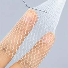 10/20/50 Pieces Reusable Makeup Brush Cover - Elastic Mesh Protective Cover For Eye And Facial Brushes - Abs Plastic - Makeup Brush Protective Mesh Cover - Prevents Bristles From Falling Off And Straightening Bristles - White - View 5