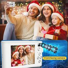 1080P HD Digital Kids Camera, 32G 2.8'' Large LCD Rechargeable Selfie Camera, Taking Photos, Recording Videos And Funny Headshot, Birthday Christmas And New Year Kids Toy Gifts For Girls Boys 3+ - Màu be - Xem 6