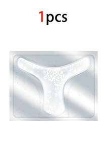 6/3/1pcs White Transparent Lace T-Mask Gel, Intimate Care, T-Mask Deep Collagen & Rice Powder Mask Set, Nighttime Moisturizing Repair, Firming & Lifting, High-Quality Collagen Brightens Complexion, Suitable For All Skin Types, Creates Radiant Skin