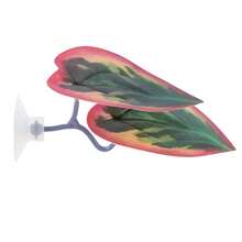 Simulated Lotus Leaves Frog Platform Habitat Suction Cup Artificial Leaf Betta Fish Rest Spawning Ornamental Plant Betta Fish Play Relax Hide Leaf - A - View 22