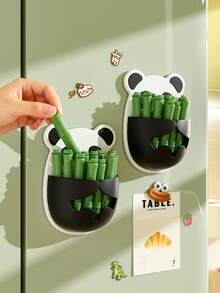 磁性封口夹，冰箱磁性封口夹，适用于各种食品袋、零食袋，磁性壁挂式储物盒套装